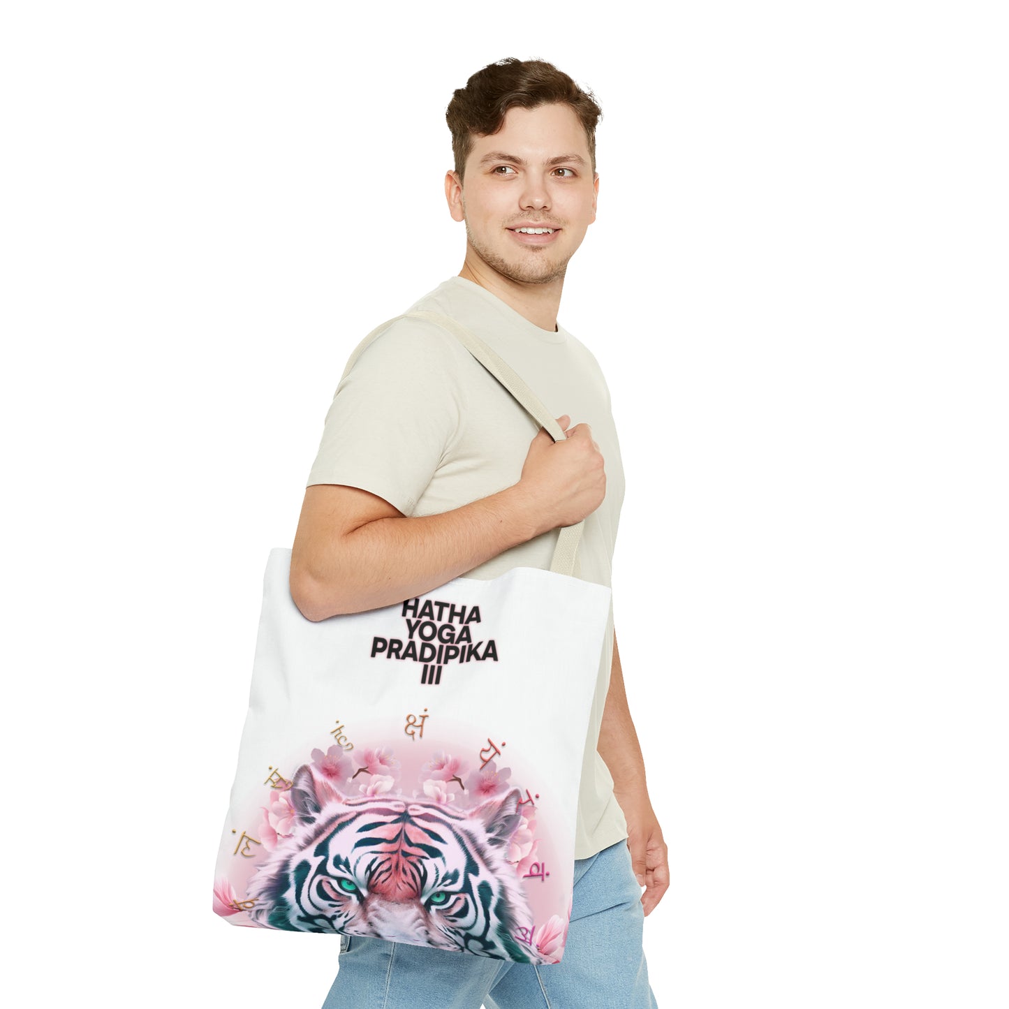 Cherry Blossom Tiger Tote (AOP)
