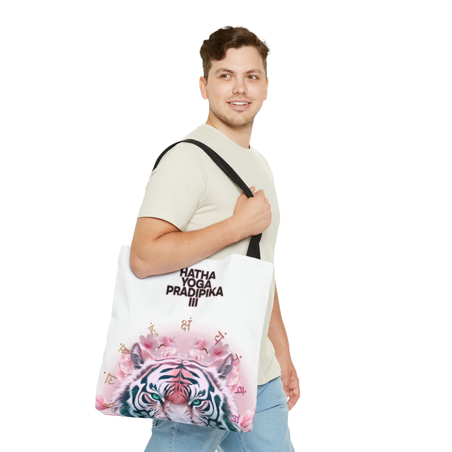 Cherry Blossom Tiger Tote (AOP)