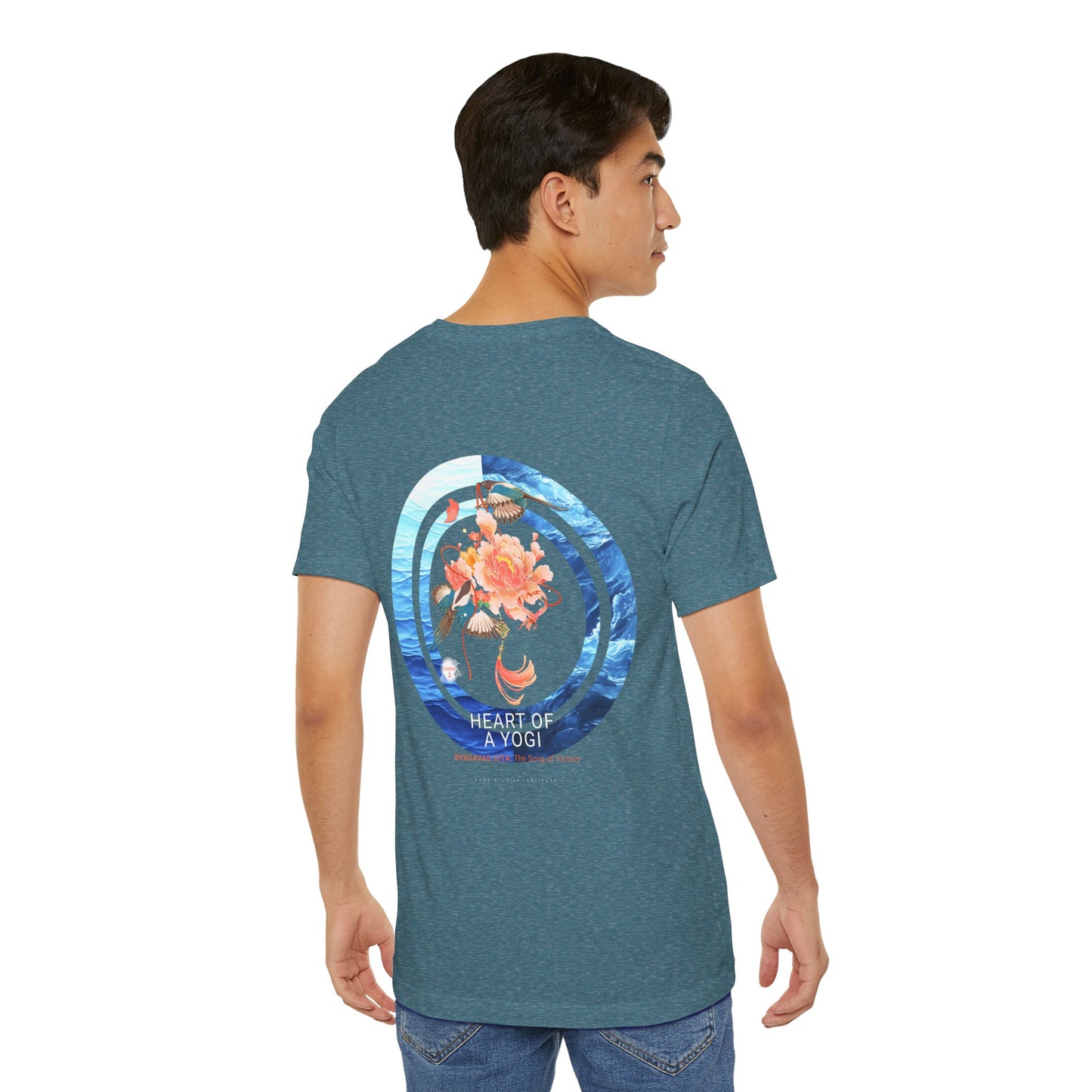 Heart of a Yogi - Unisex Jersey Short Sleeve Tee [BG2]