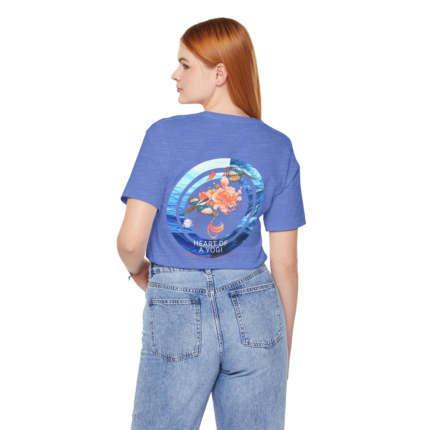 Heart of a Yogi - Unisex Jersey Short Sleeve Tee [BG2]