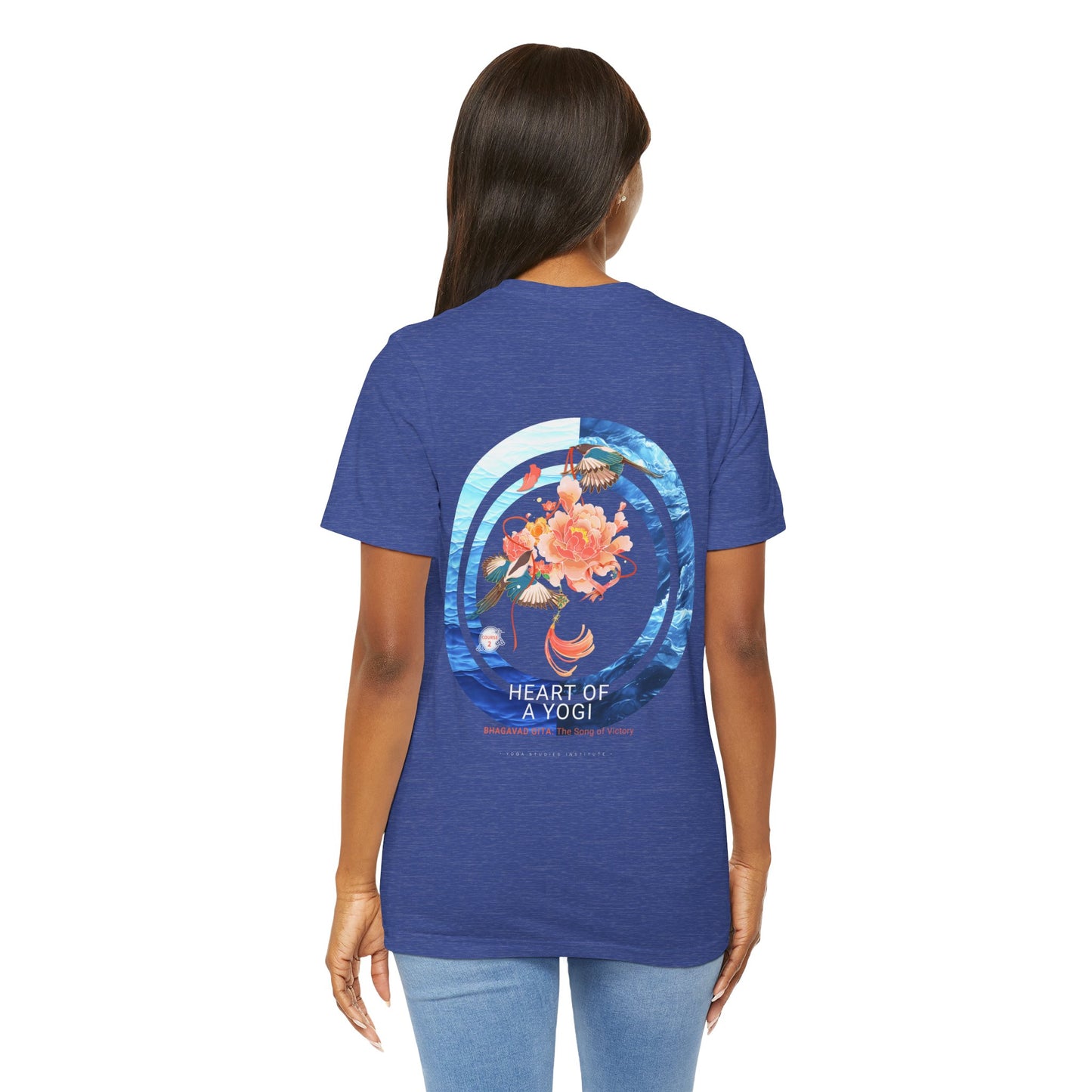 Heart of a Yogi - Unisex Jersey Short Sleeve Tee [BG2]
